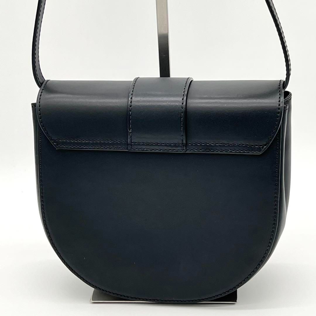 極美品】Vivienne Alex サドルバッグ ショルダーバッグ ブラック 極美品】Vivienne Alex サドルバッグ ショルダーバッグ ブラック