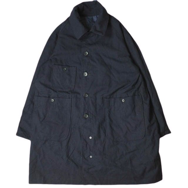 新品 Engineered Garments x BEAMS PLUS エンジニアードガーメンツ ビームスプラス 別注 アメリカ製 BALMIZON  COAT リバーシブル ステンカラーコート 11-19-1244-334 S NAVY アウター g19282 - メルカリ