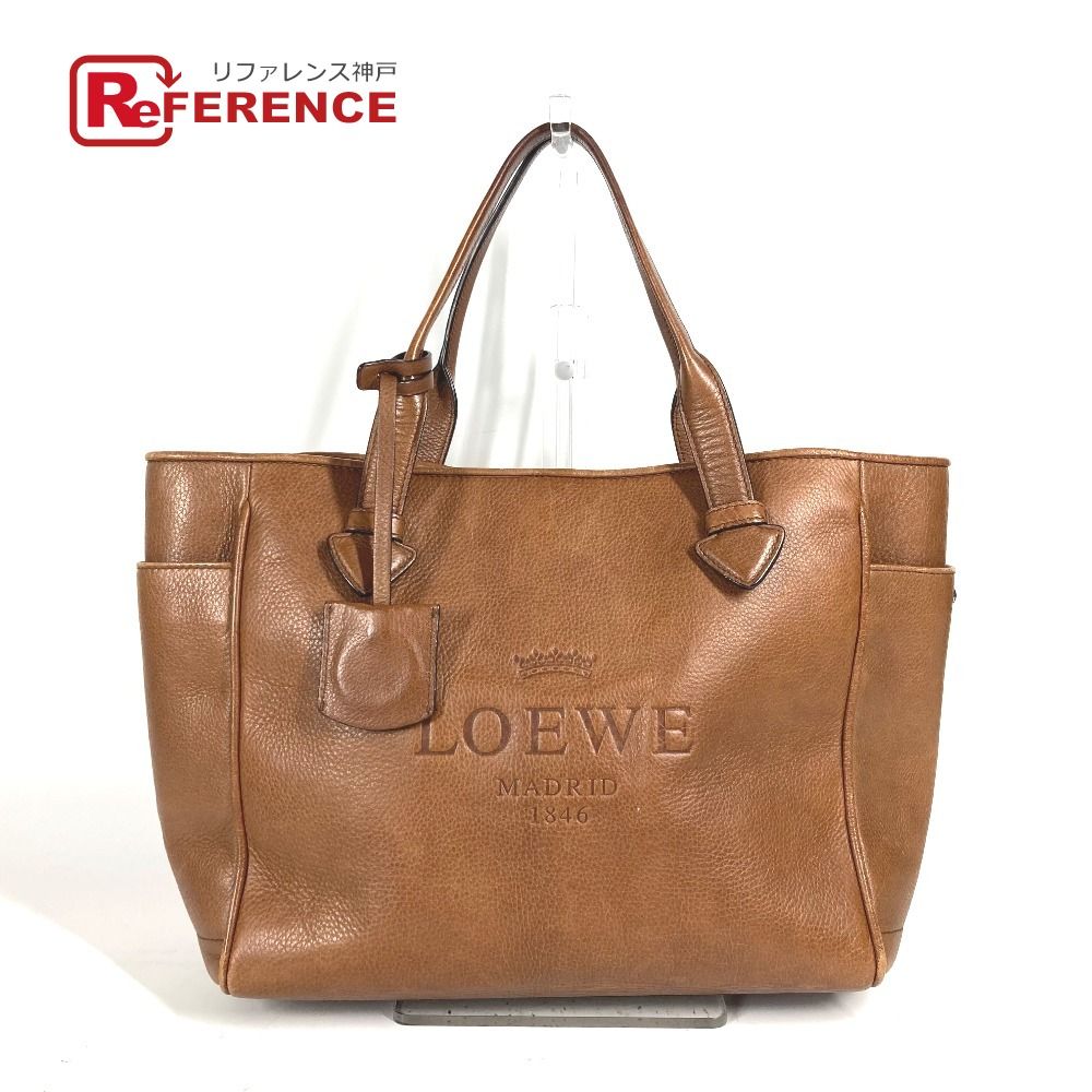 LOEWE ロエベ ショルダーバッグ ヘリテージ ロゴ レザー