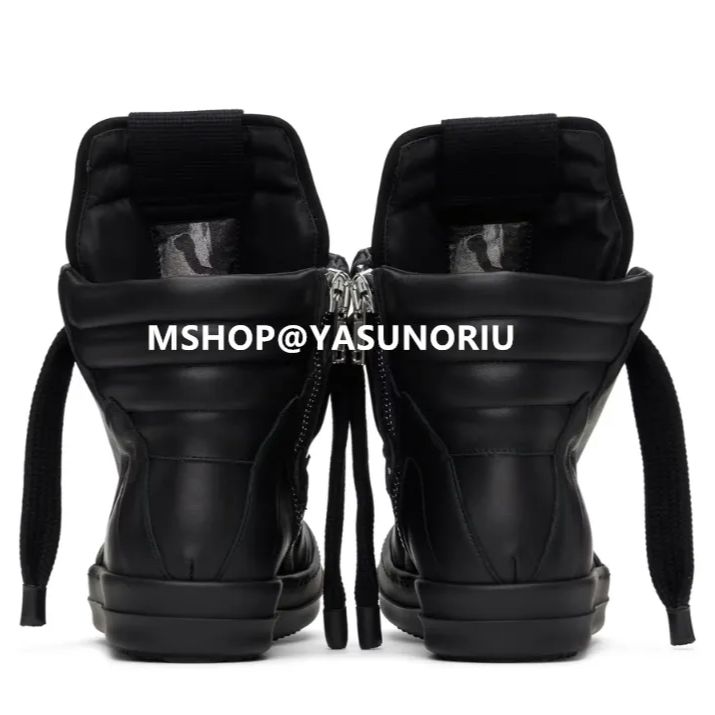Rick Owens ブラック Jumbo Laced Geobasket スニーカー