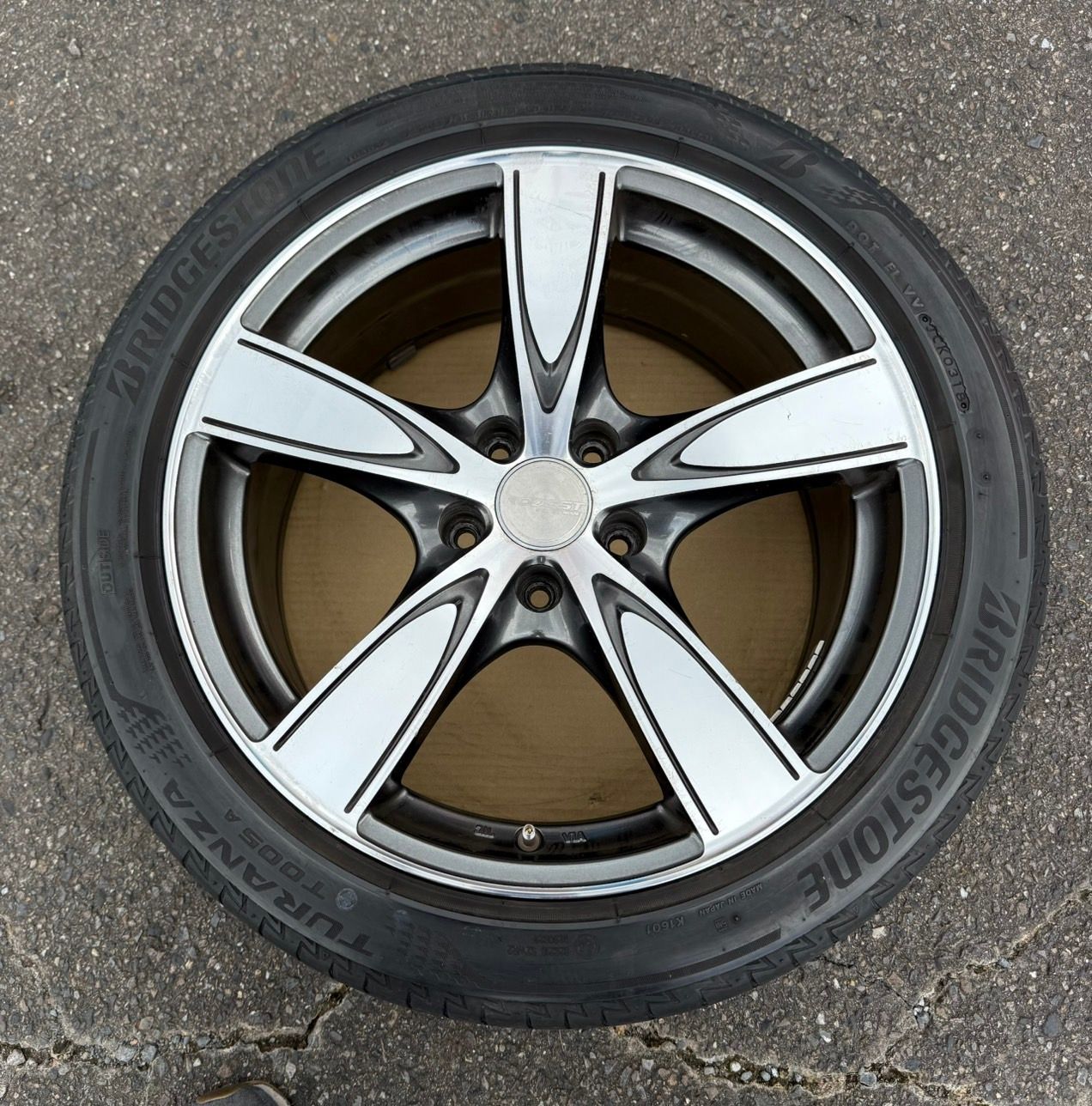 S98569 7J-18インチ 5H114.3 38 ローゼスト 235 45R18 FFCRYSTALESIA_COM