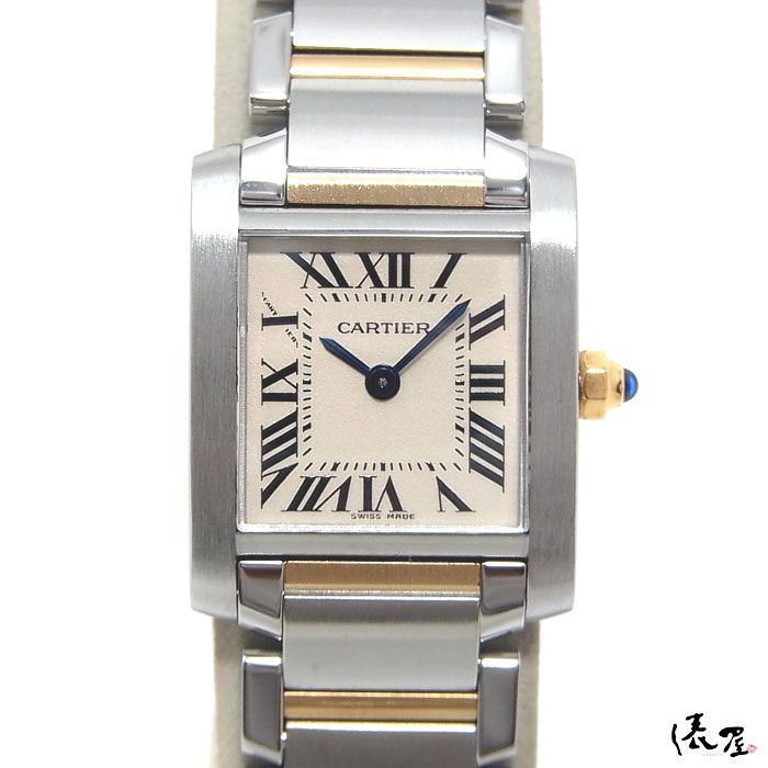 新品！未使用品！カルティエタンクフランセーズk18コンビSMコマ 新品！未使用品！カルティエタンクフランセーズk18コンビSMコマ