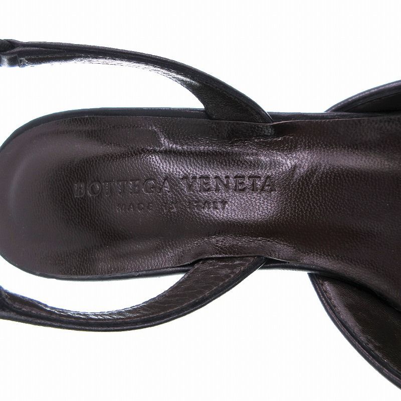 ボッテガヴェネタ イントレチャート バックストラップ パンプス