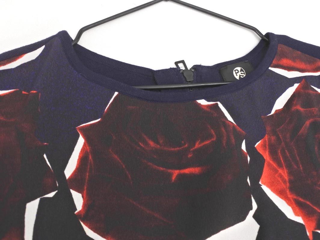 Paul Smith ポールスミス 花柄 切替 ノースリーブ ニット