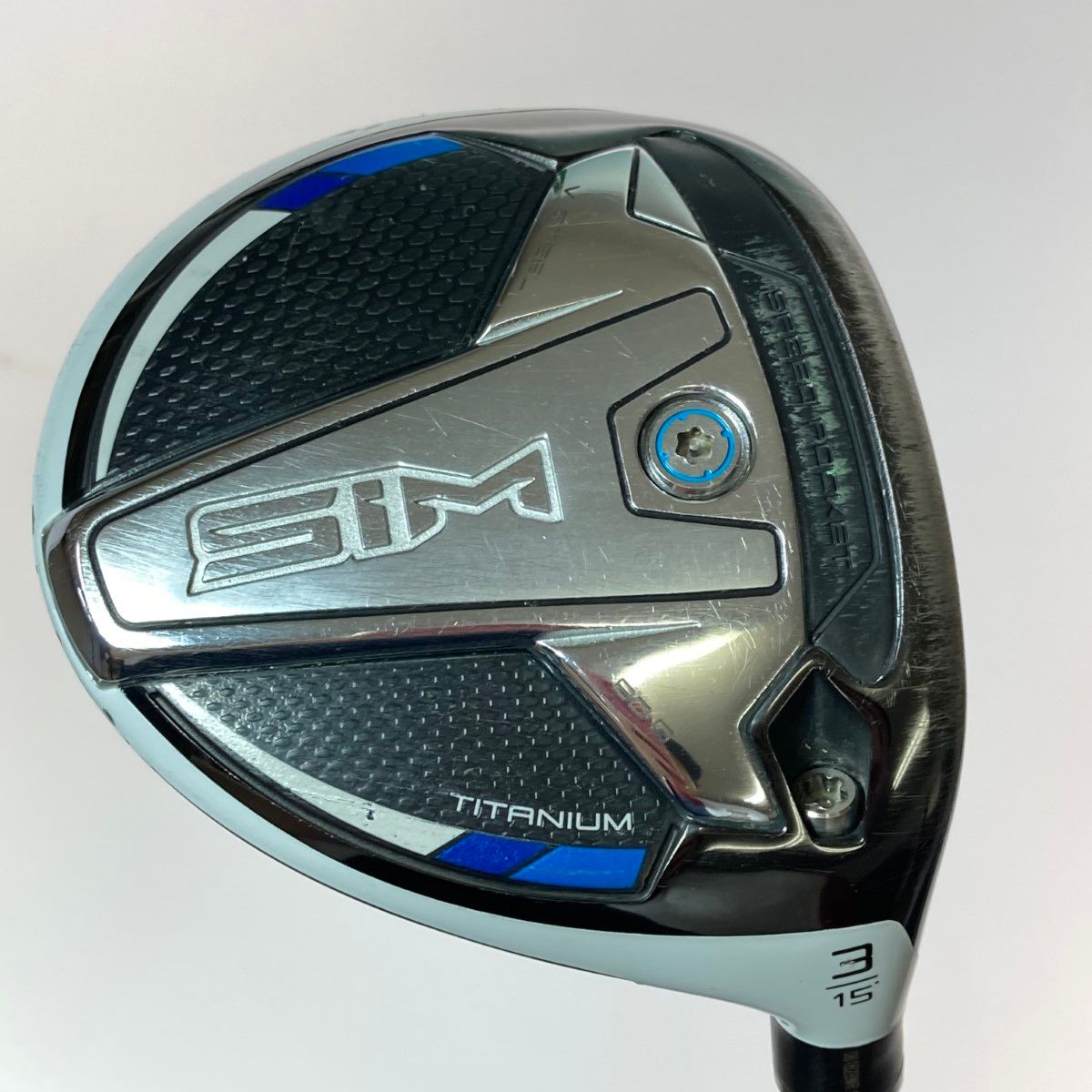 TaylorMade - ◎◎TaylorMade テーラーメイド SIM シム 3FW 15° フェアウェイウッド Diamana BF70 S カバー付 塗装剥げ補修跡有 ◎◎TaylorMade テーラーメイド SIM シム 3FW 15° フェアウェイ