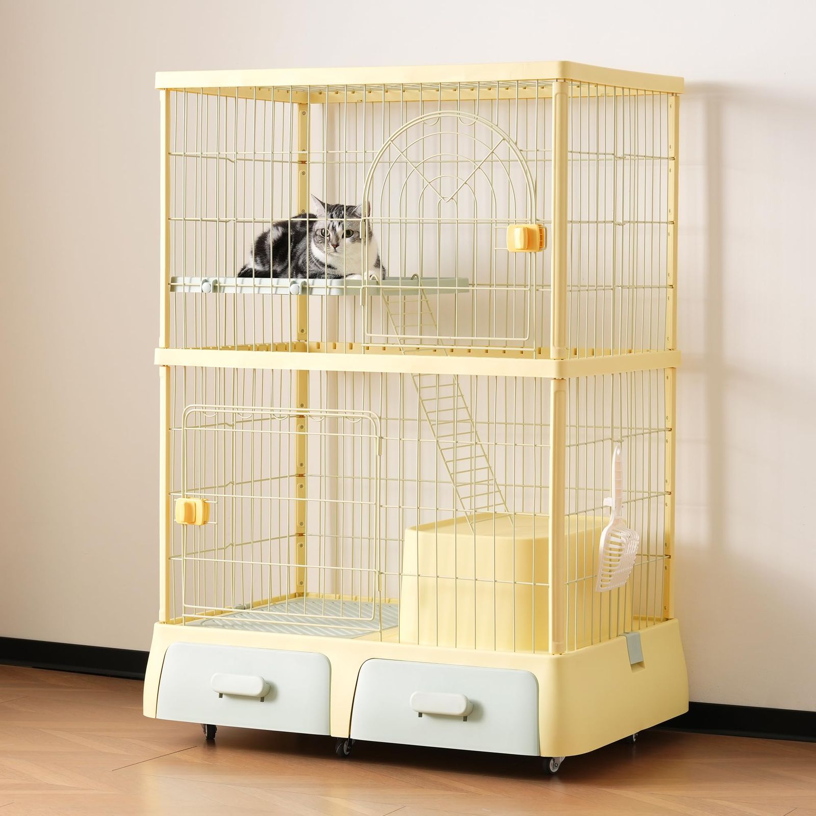 彡決算セール彡Gulcircle 猫 自動トイレ 内蔵バッテリー 超大型空間