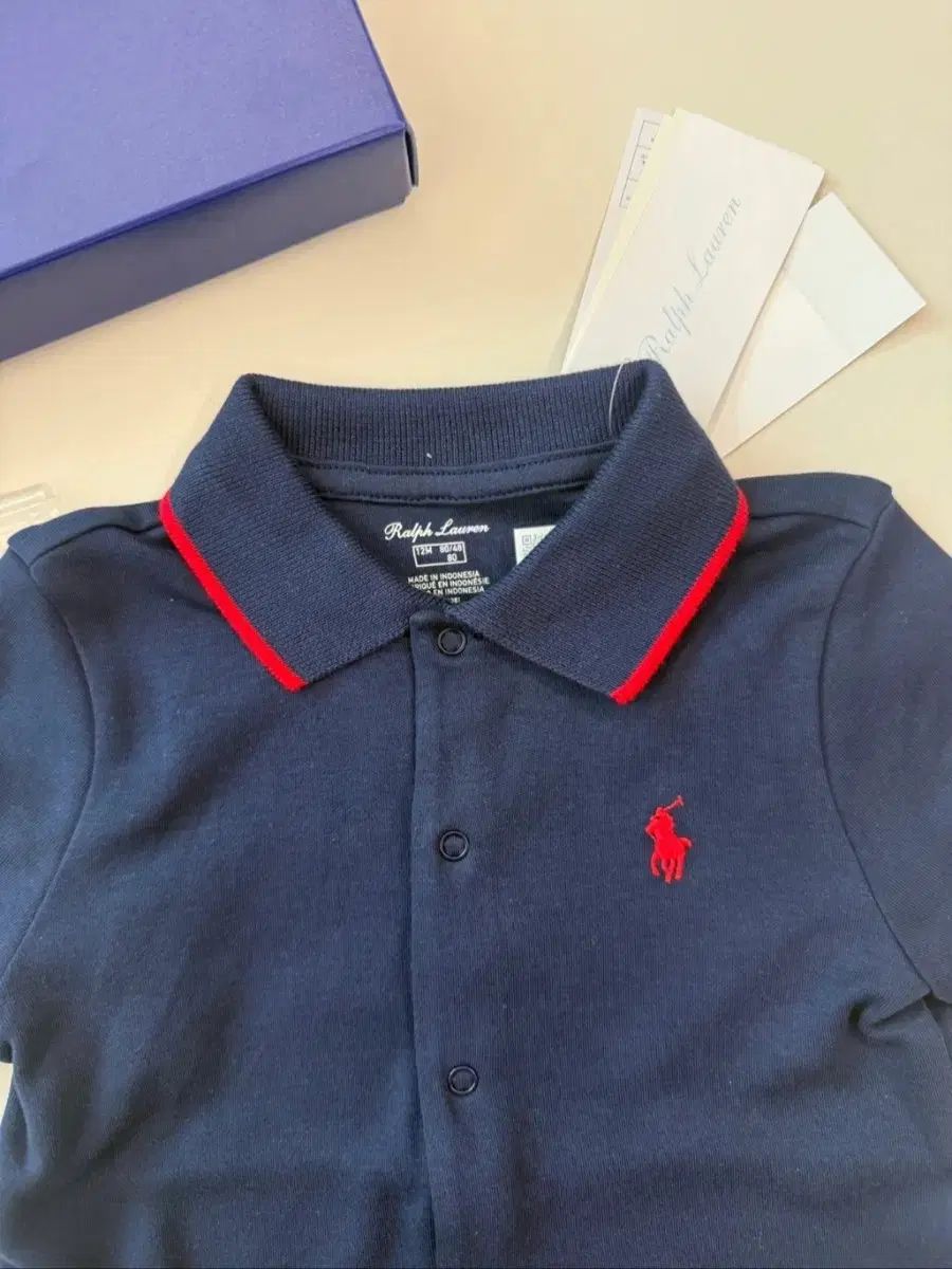 ポロラルフローレン ベビー ボディスーツ ネイビー 12 M