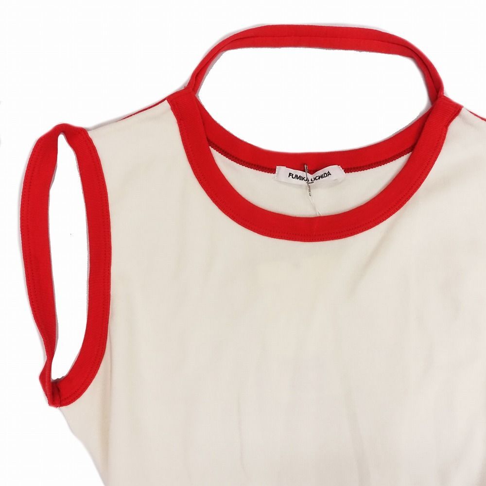 FUMIKA UCHIDA 半袖Tシャツ ホワイト/レッド FUMIKA UCHIDA 半袖Tシャツ ホワイト/レッド FUNIKA UCHIDA 半袖T
