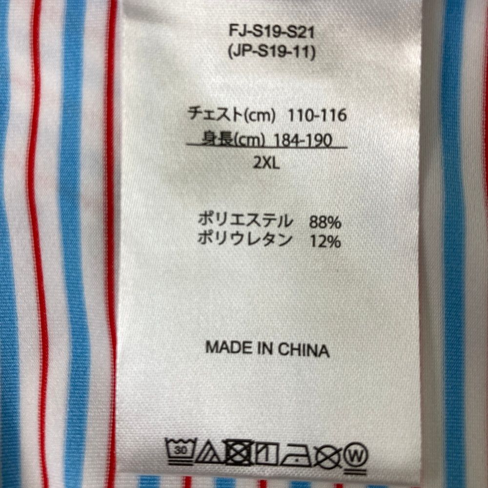 サイズ：2XL FOOT JOY フットジョイ ロゴ刺繍入り 半袖