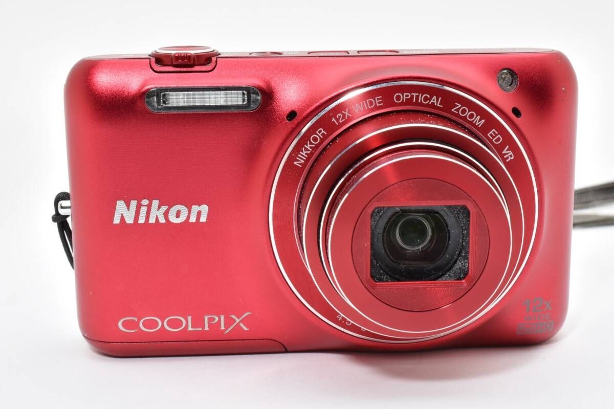 ニコン Nikon COOLPIX S 6600 レッド コンパクトデジタルカメラ L 10 6810