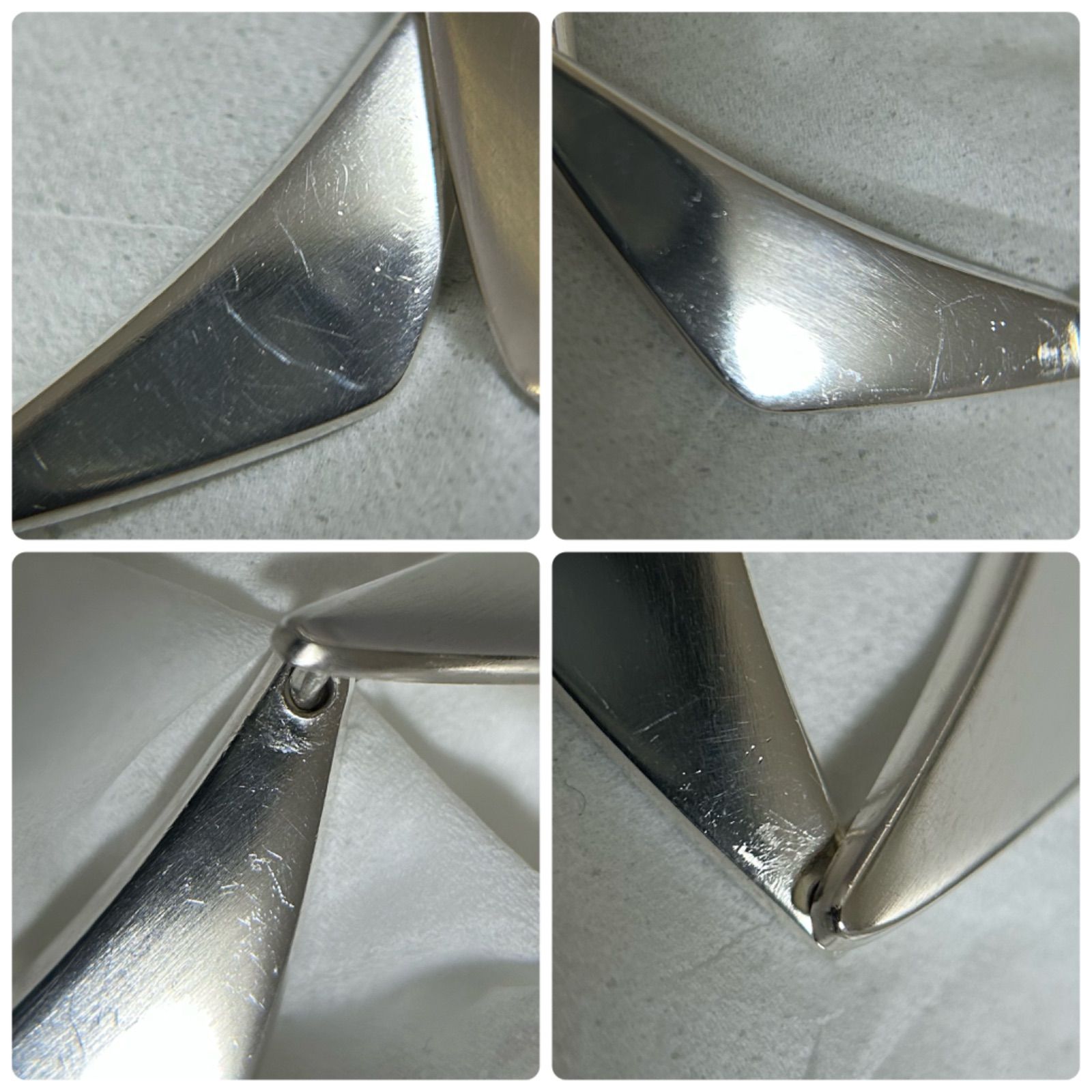 美品 16ピーク リンクネックレス ジョージジェンセン/  ジョージジェンセン チョーカー ネックレス ピーク PEAK 16リンク