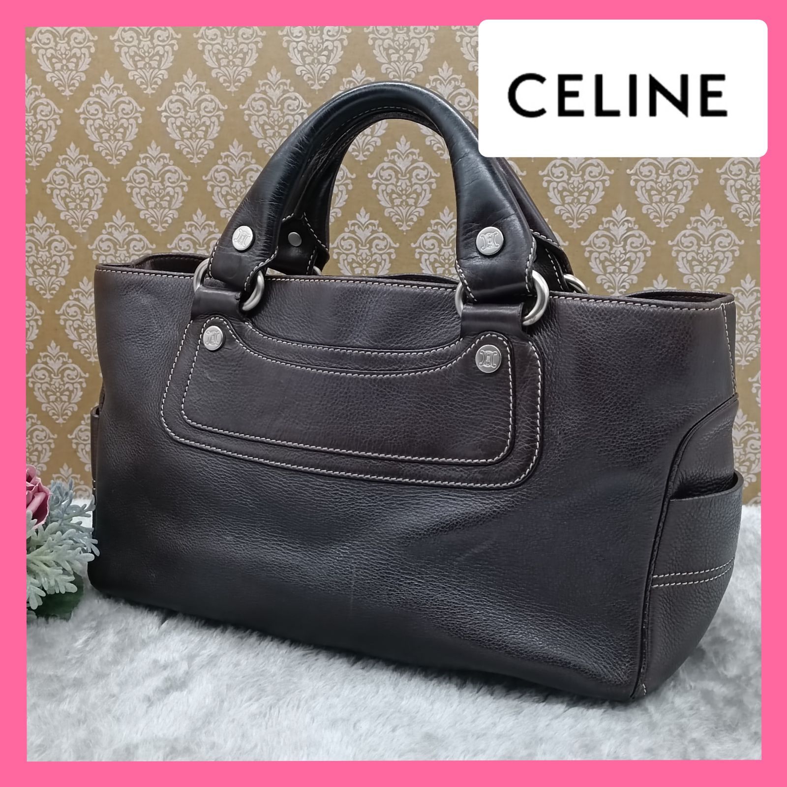 CELINE 》 セリーヌ ブギーバッグ ハンドバッグ ブギー トリオンフ 