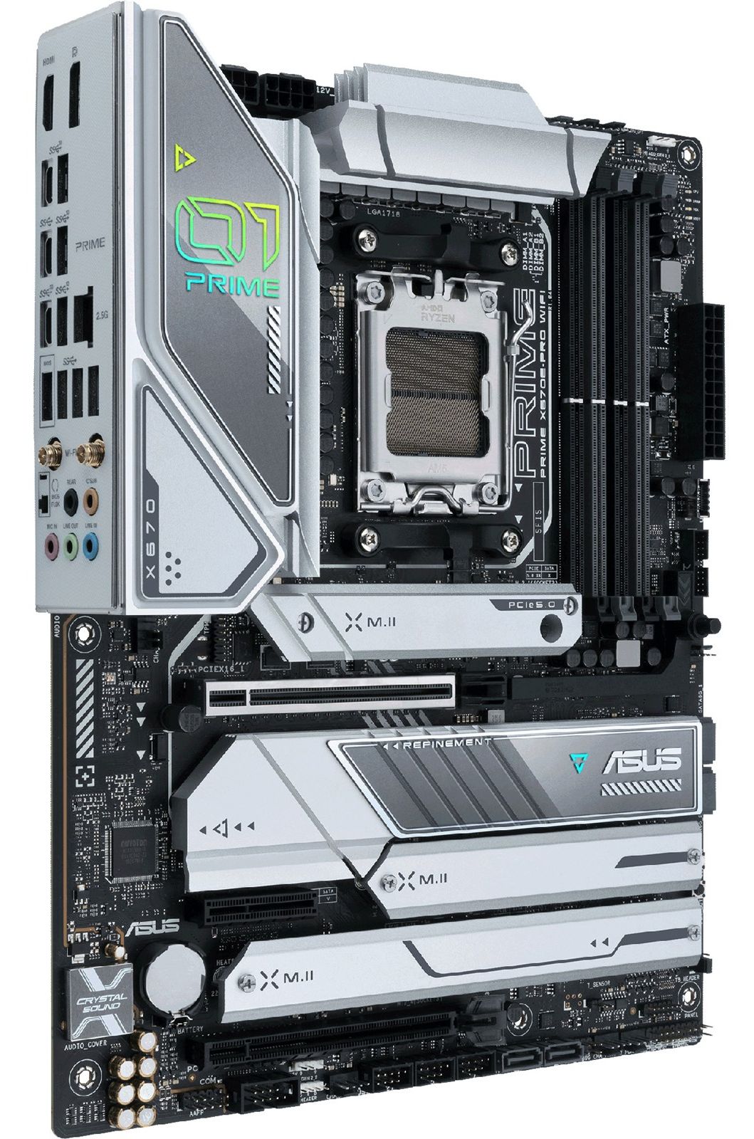 ASUS Prime X670E-PRO AMD X670 Socket AM5 ATX DDR5-SDRAM マザーボード