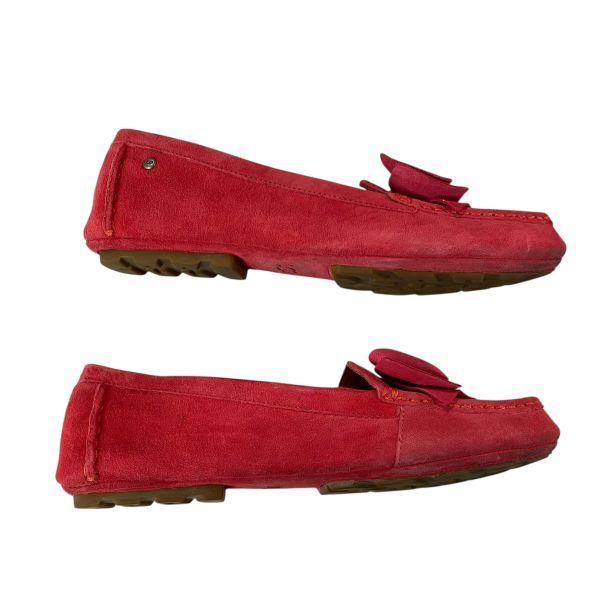UGG シューズ　フラットシューズ　モカシン　レッド　スエード アグ UGG フラットシューズ リリアナ LILLIANA モカシン