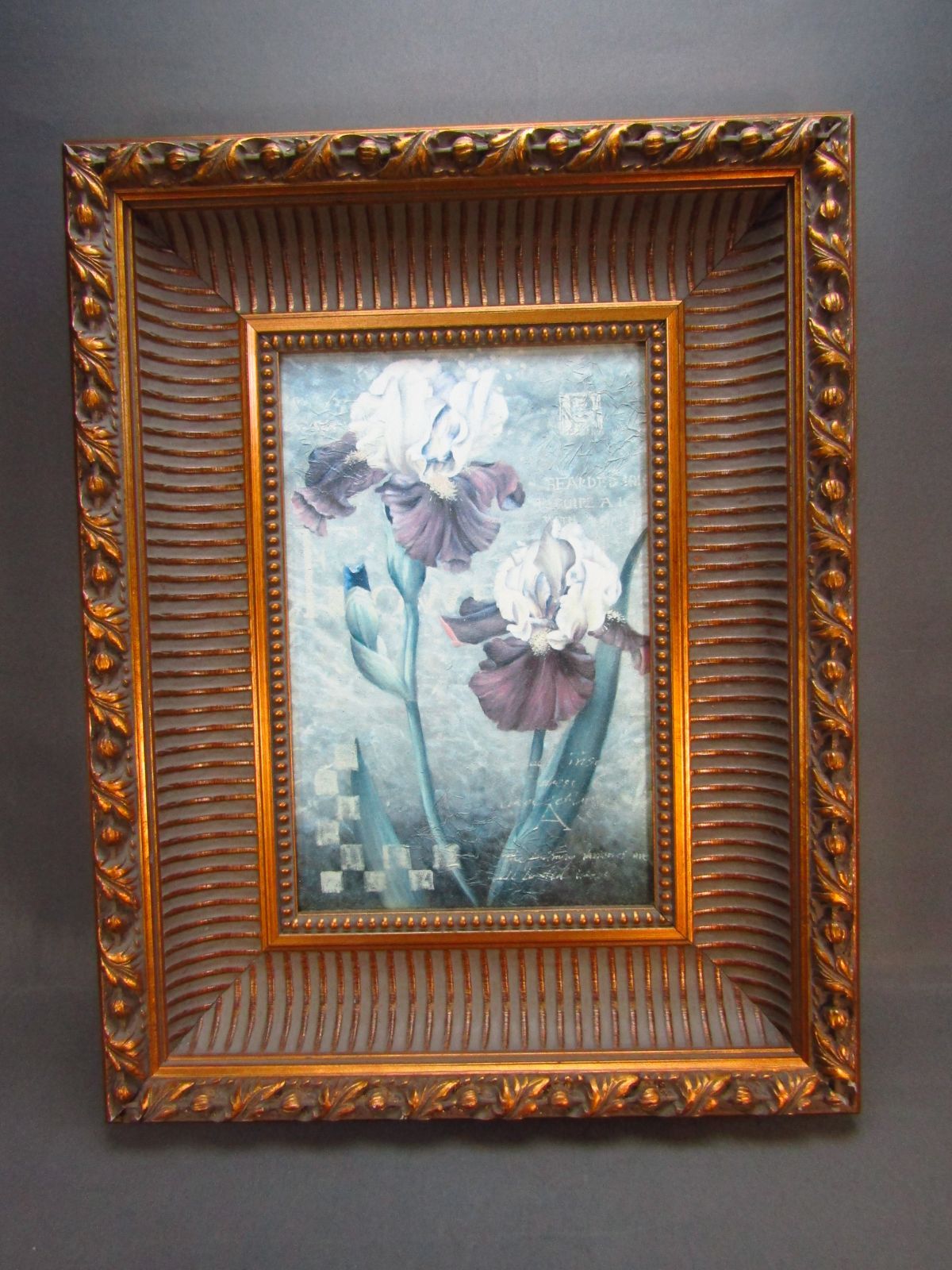 油彩画 油絵 肉筆 森林 森 風景画 額縁