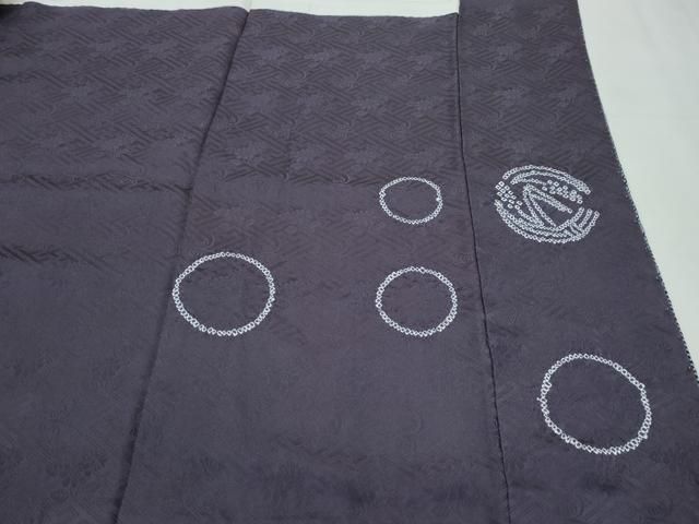 平和屋着物□極上 男性 小紋 キングサイズ 総絞り 逸品 未使用 CZAA2981s5 