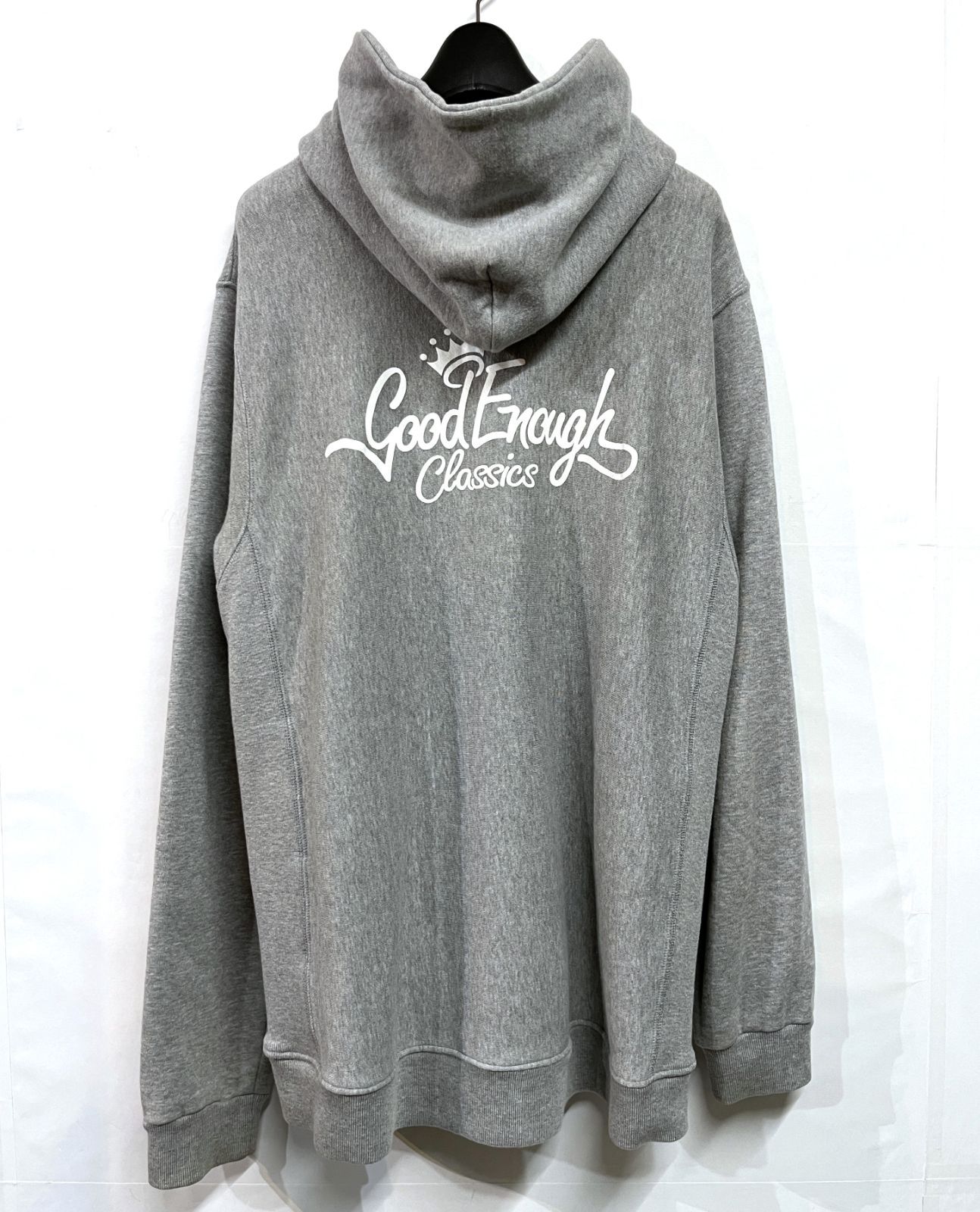 Good Enough クラッシクパーカー GOODENOUGH｜グッドイナフ クラシックロゴ ジップ スウェット