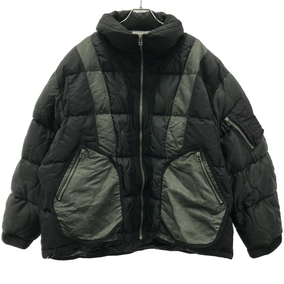 FACETASM ファセッタズム 22AW QUILTED DOWN JACKET  キルテッドダウンジャケット T0F-JK-M07 ブラック 5 FACETASM ファセッタズム 22AW QUILTED DOWN JACKET キルテッドダウン