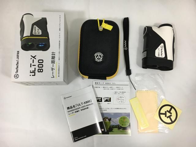 中古品 Tec Tec Tec MiNi レーザー距離計 ホワイト ゴルフ用品 美品