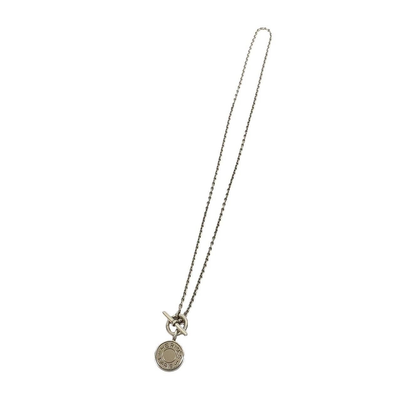 【美品】HERMES セリエアアミュレットネックレス シルバー エルメス Hermes HERMES ネックレス SERIE セリエ Amulettes