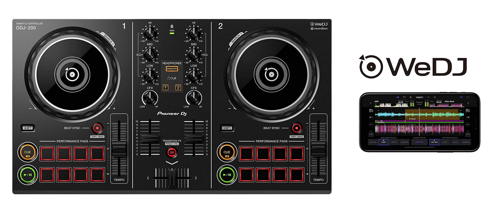 美品　Pioneer パイオニア　DDJ200　メルカリ最安値 美品】Pioneer DDJ-200 スマートDJコントローラー パイオニア