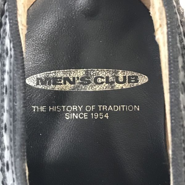 90s/Vintage/Made in Japan☆MEN'S CLUB☆本革/ウィングチップ