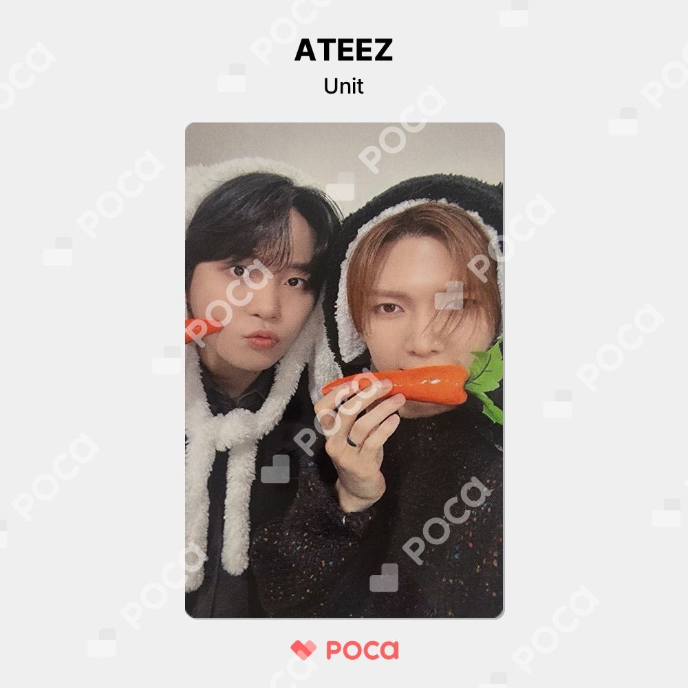 ATEEZ ユニット トレカ GOLDEN HOUR : Part.2 JUMPUP ラキドロ 公式 トレカ