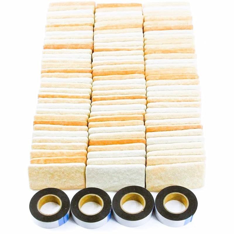 軽量レンガタイル かるかるブリック 100枚入 MB-1 ライトブラウン 0