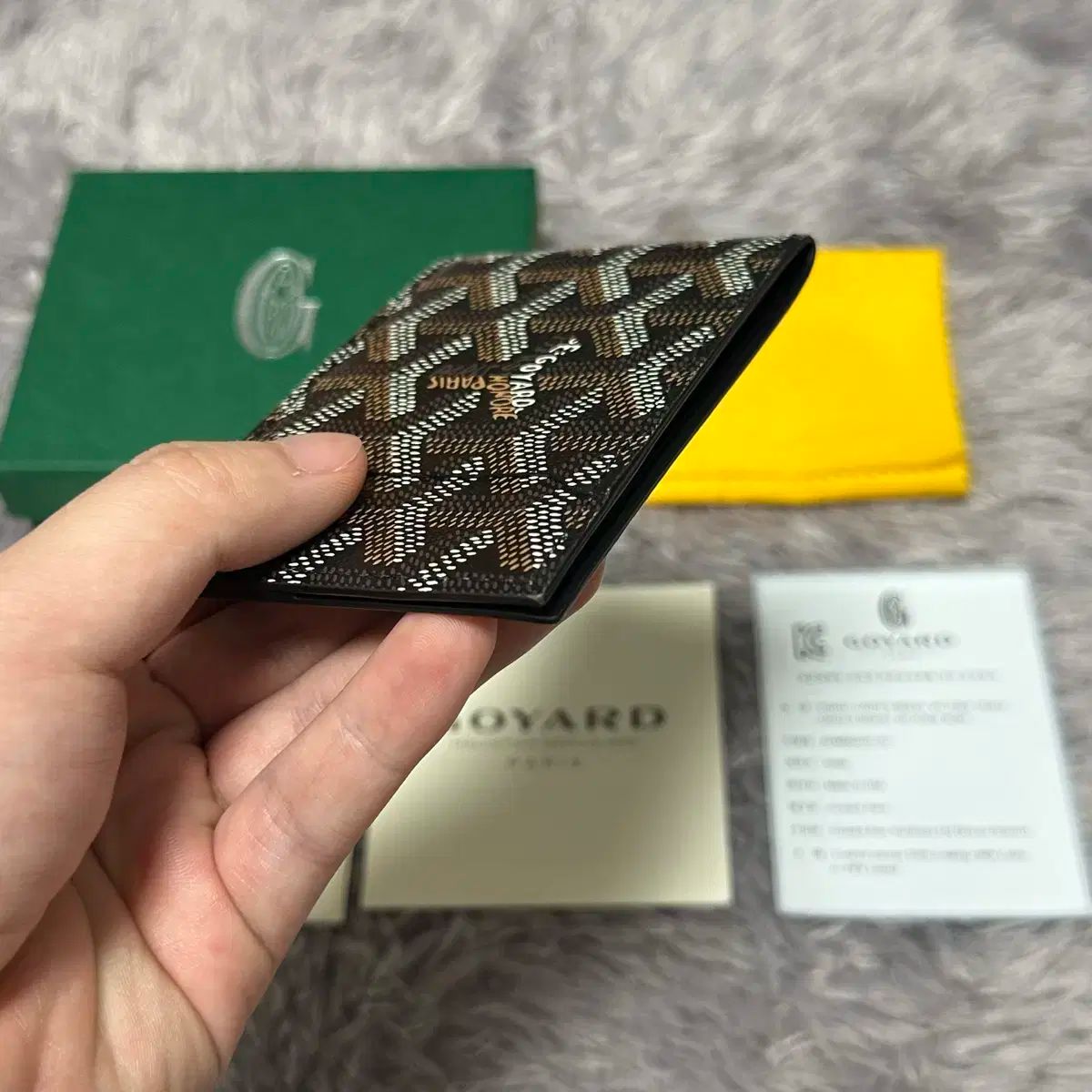 ゴヤール　マティニョン PM ウォレット　ラウンドジップ　レザー　黒　ブラック ゴヤール マティニョン PM ウォレット ラウンドジップ レザー 黒