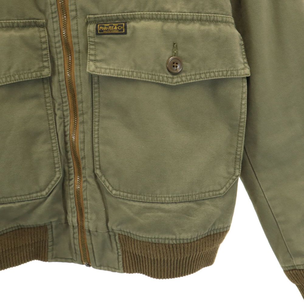ポロラルフローレン B-10 フライトジャケット L(14-16) カーキ POLO