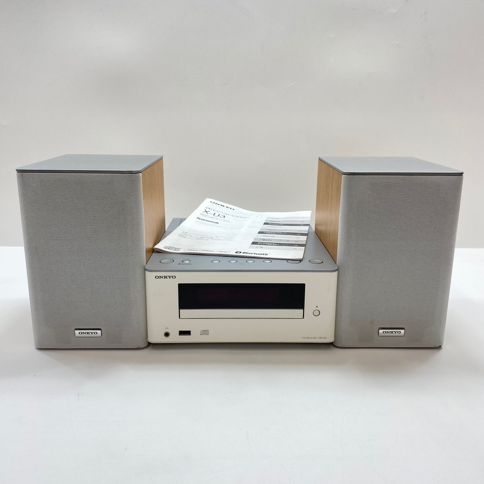 ONKYO - ONKYO CR-U3 コンポ オンキヨー、Bluetooth搭載「X-U3」とLightningドック搭載「X