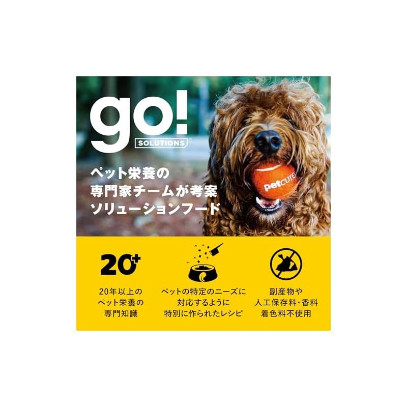 腸内ケア】 GO! SOLUTIONS 消化+腸の健康ケア ドッグフード 2.3kg