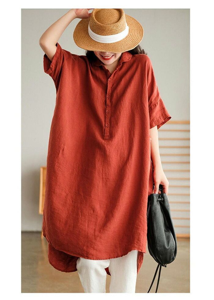 シャツ ロング レディース 春 夏 きれいめ シャツワンピ 長袖 5分袖 綿麻風 シャツワンピース ロング丈 春 おしゃれ 前開き 羽織り はおり チュニック スリット 楽天市場】【送料無料】ロング レディース 春 夏 きれいめ