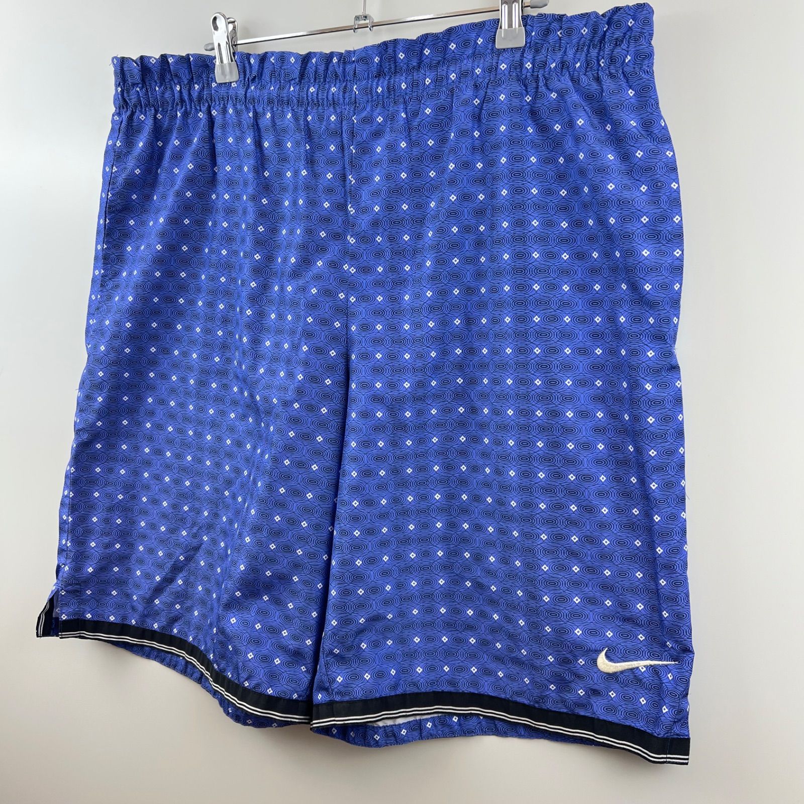 NIKE 90s VTG AGASSI over pattern nylon shorts half pants M