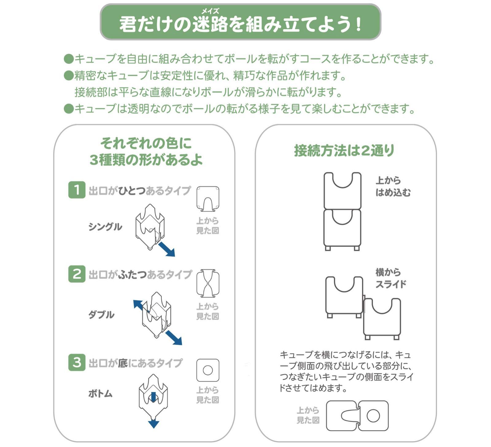 人気商品】キューバメイズ スロープトイ ビッグボックス - MFショップ