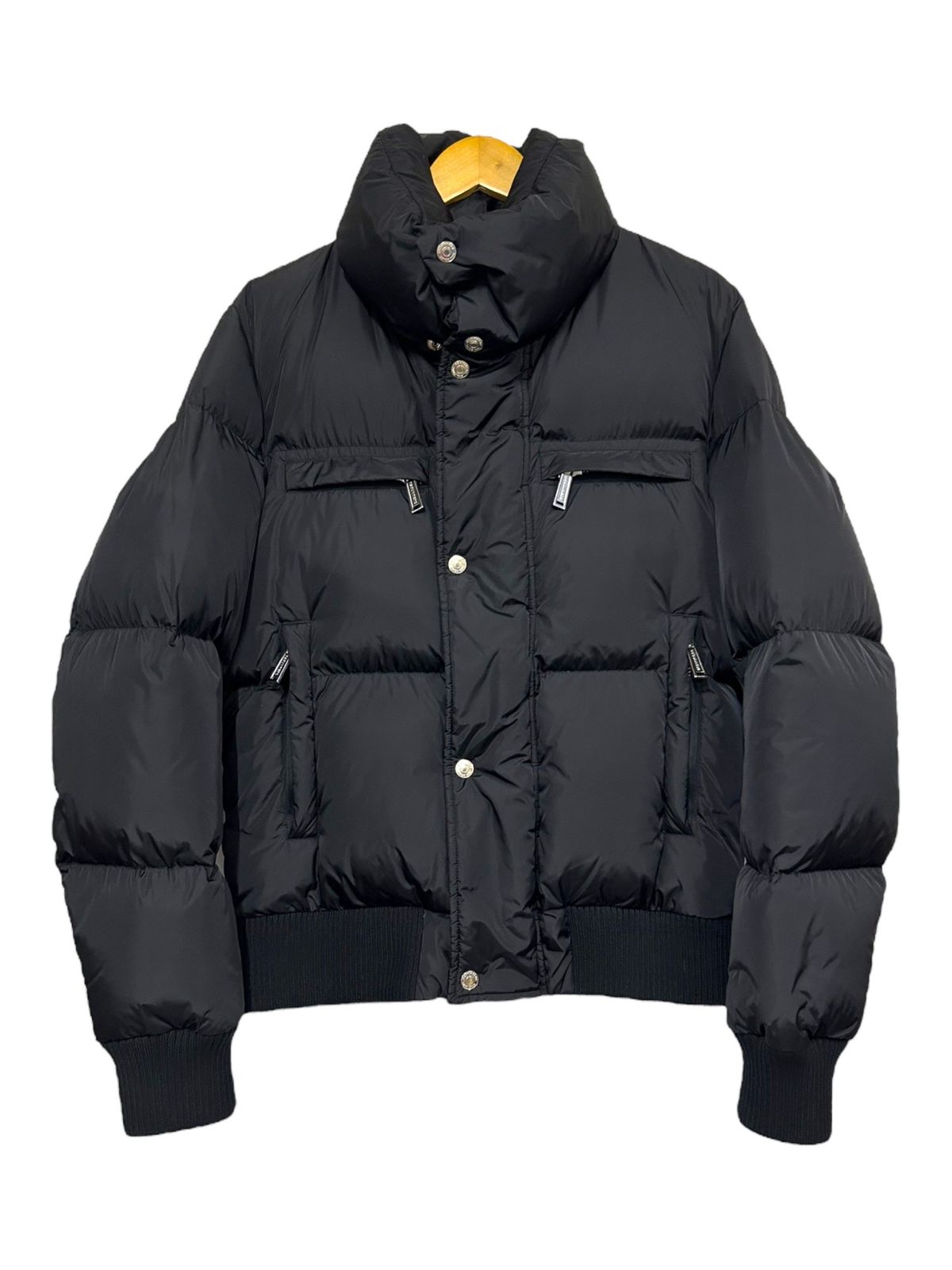 DSQUARED2 (ディースクエアード) Neck Logo Black Down Jacket ダウン