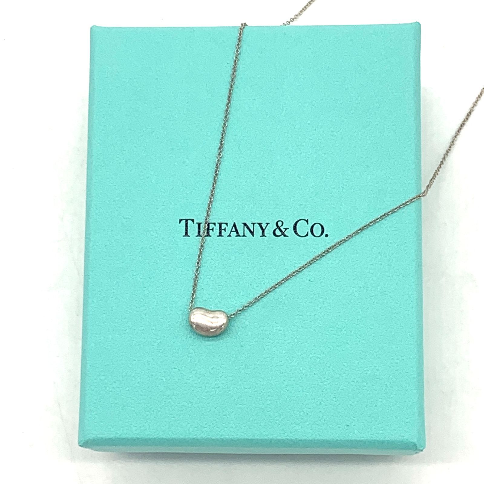 ▽TIFFANY&Co./ティファニー ビーンズネックレス Ag925 付属品あり