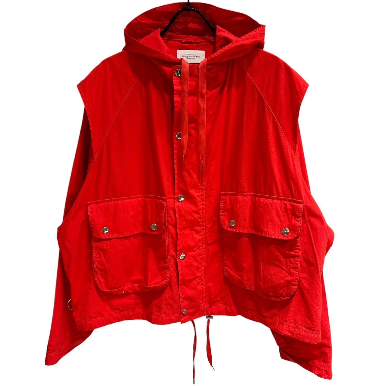 UNUSED (アンユーズド) US2397 HOODED JACKET メンズ レッド 3 - メルカリ