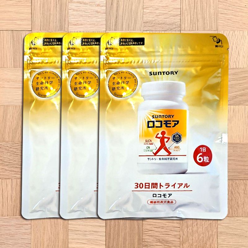 サントリー ロコモア 180粒 30日分 3袋 - メルカリ