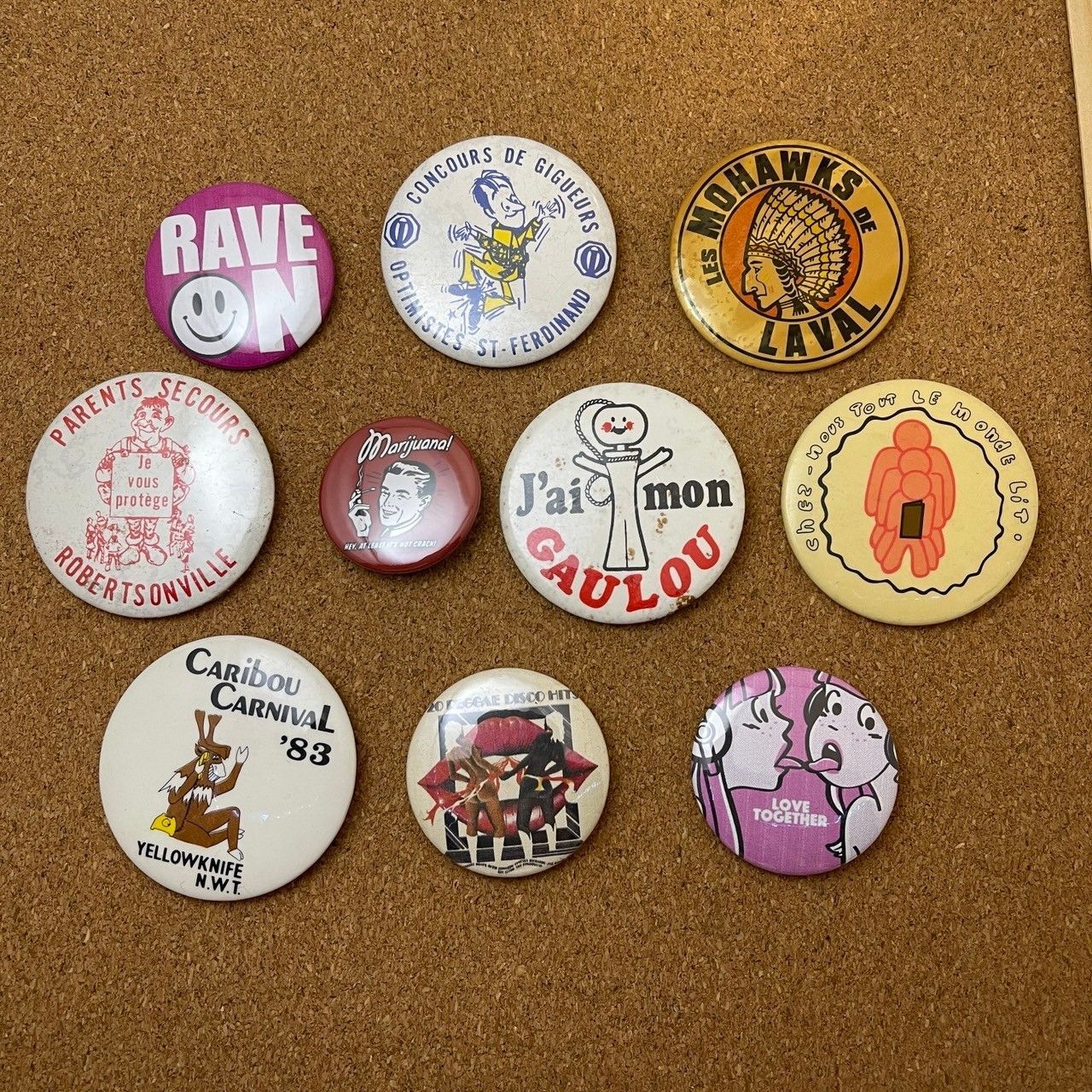 缶バッジ ビンテージ アンティーク AU 50s ~ 60s 70s 80s 90s 00s 小物