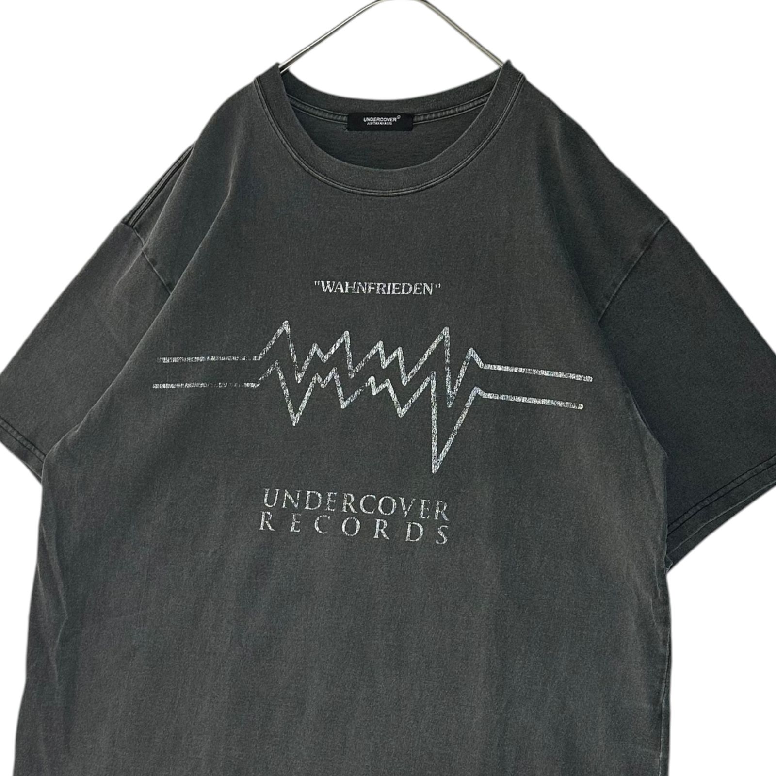 UNDERCOVER アンダーカバー 24SS UC RECORDS TEE グラフィック フェード加工 半袖 Tシャツ UC1D9810-3 3 グレー