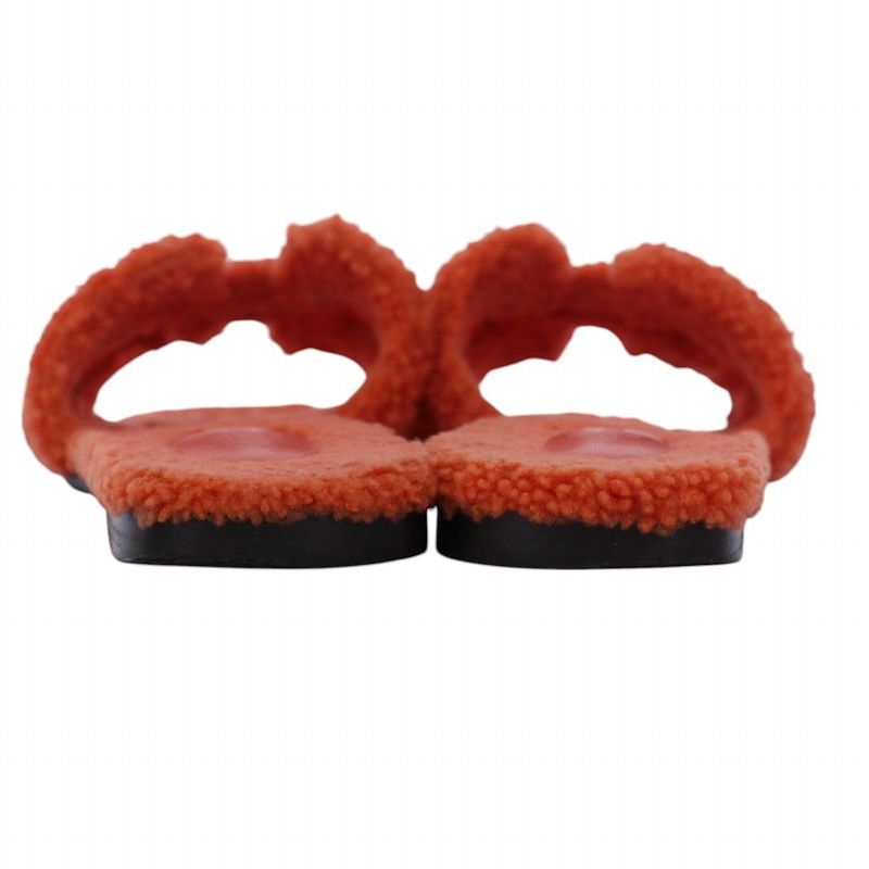 エルメス HERMES サンダル 靴 シューズ サテン マルチカラー