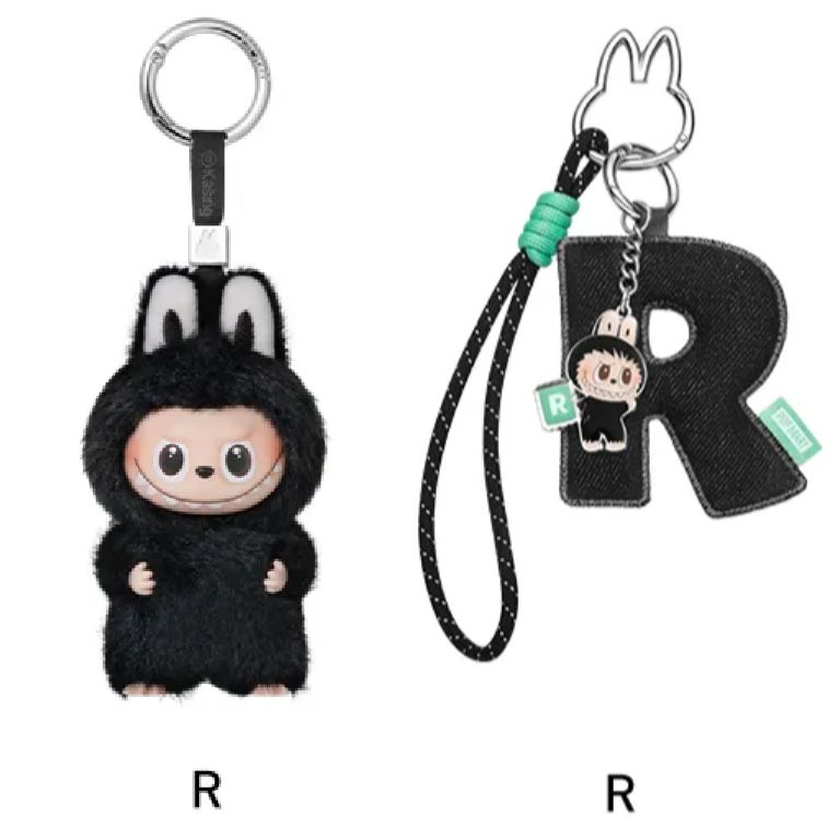 ラブブ イニシャル R ペンダント&チャームセット THE MONSTER PIN FOR