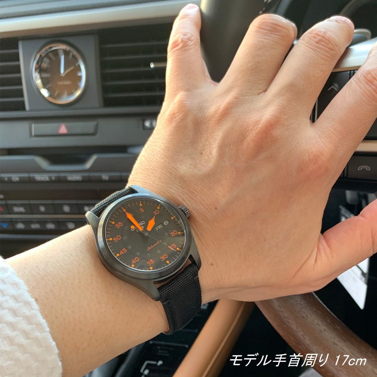 セイコー メンズ 時計 自動巻き 手巻き SEIKO セイコー5 スポーツ SEIKO5SPORTS 男性 腕時計 曜日 日付 カレンダー 防水  SRPH33 FIELD STREET ブラック オレンジ ナイロン レザー ミリタリー 機械式 バックスケルトン - メルカリ