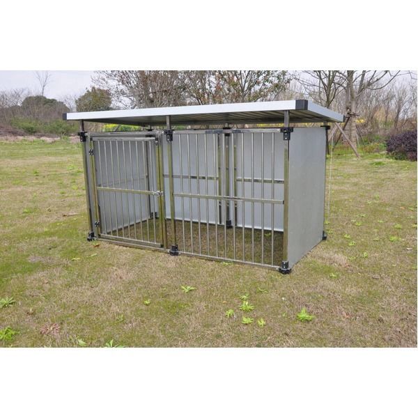 ドッグハウス DFS-M1 0.5坪タイプ屋外用犬小屋 中型犬 大型犬 犬小屋 ステンレス製 代引不可