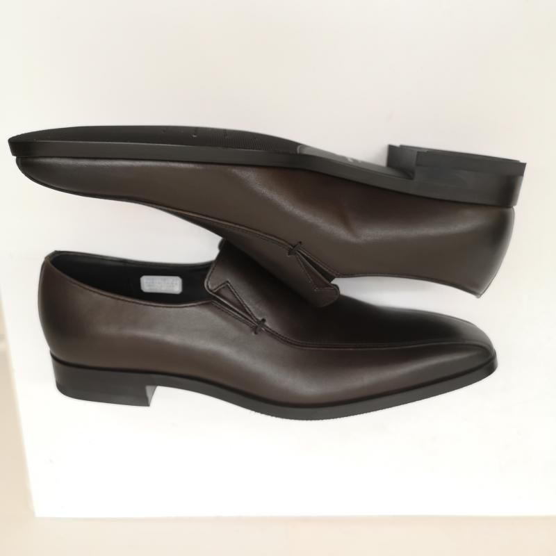 レザ スリッポン