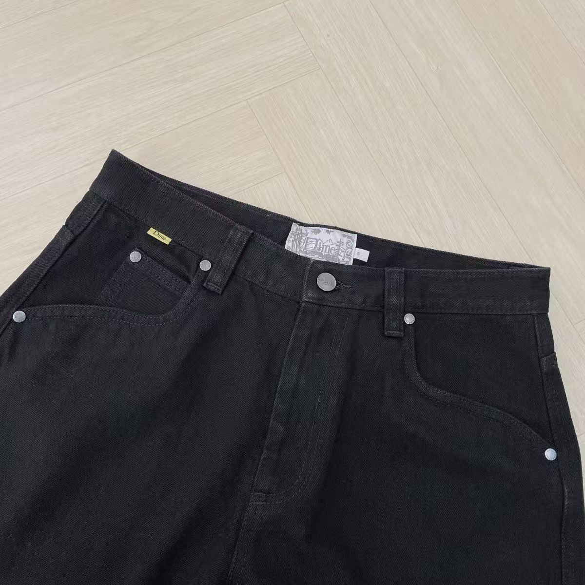 Dime 未使用 ダイム バギージーンズ デニム パンツ ライトブルー 