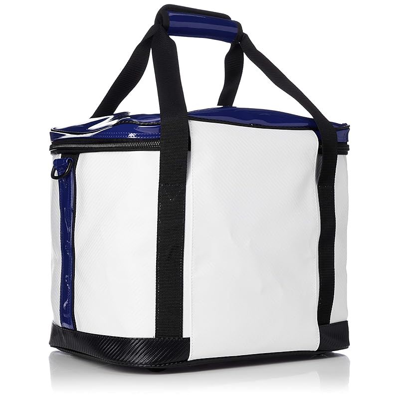 エスエスケイ ボールケース エナメルボールバッグ ホワイト×Dブルー 1063 0