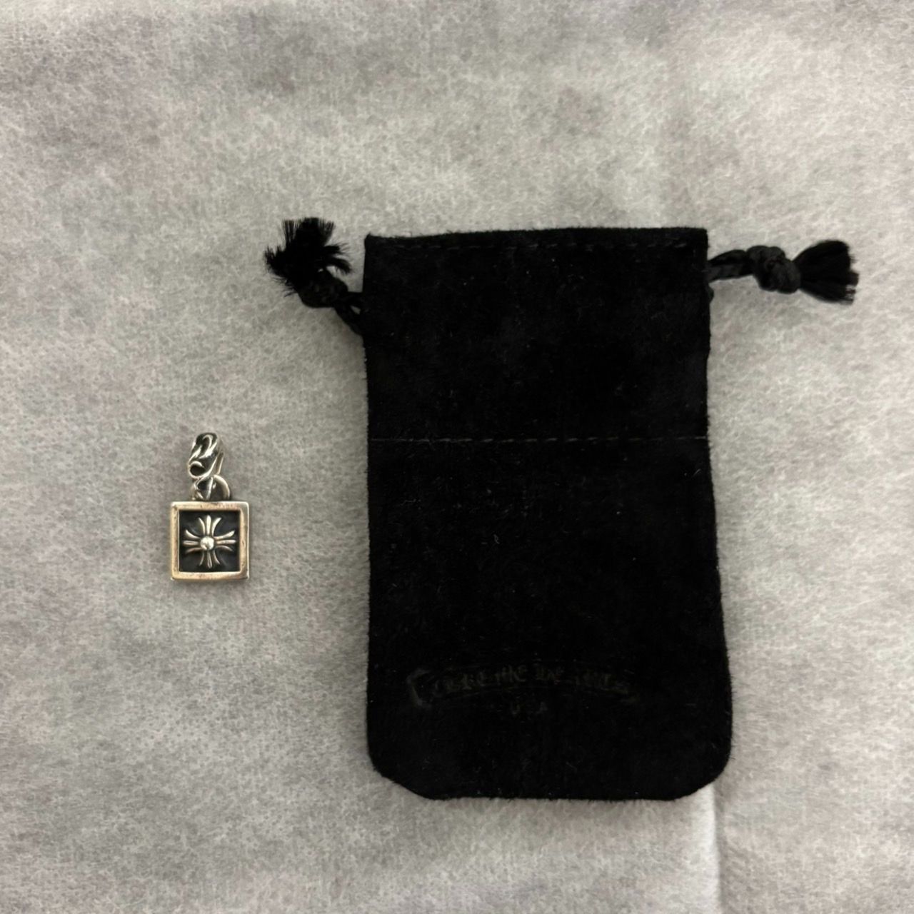 CHROME HEARTS CH Plus Framed クロムハーツ CHプラス フレームド ネックレス ペンダント トップ アクセサリー 小物 シルバー 925 メンズ レディース