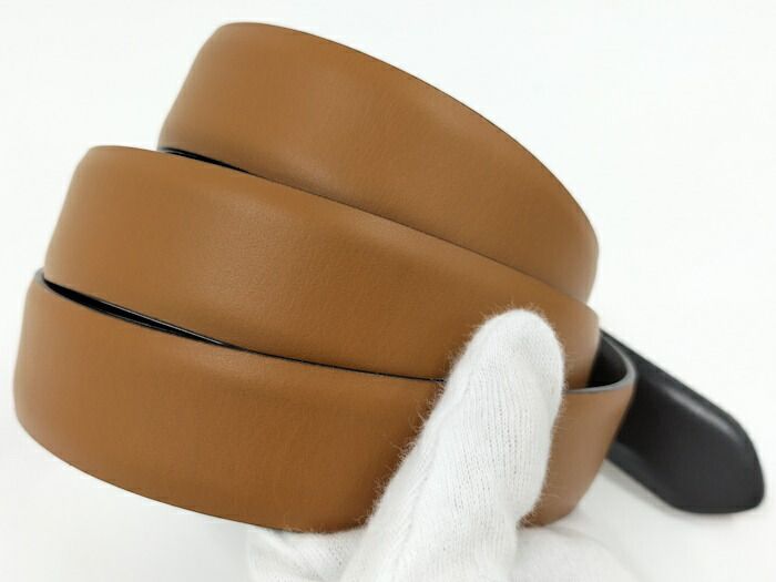 美品★ Fendi ベルト 42インチ 穴無し キャンバス ゴールド ブラウン 美品☆ Fendi ベルト 42インチ 穴無し キャンバス ゴールド ブラウン